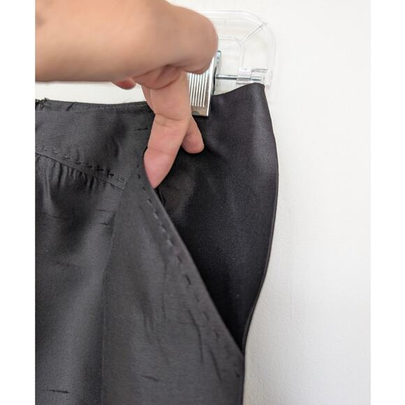 Vintage Chado Ralph Rucci Silk Shatung Skirt XS - Picture 9 of 10